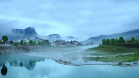 天子山索道核心景点：索溪河
